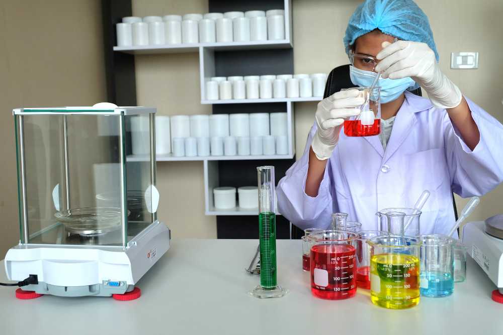 researching laboratory