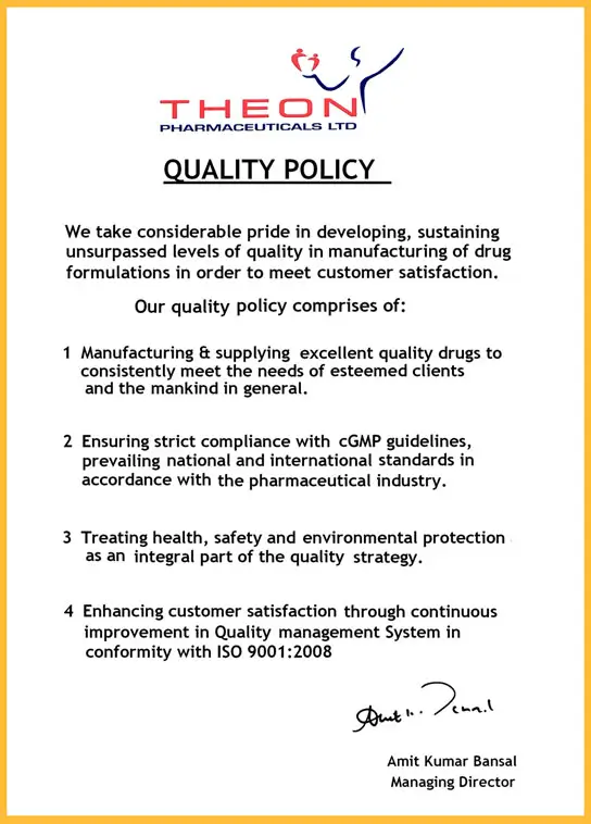 Quality Policy